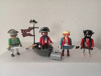Buy Playmobil 4 Pirates Lot With Little Boats English Guards Knight Bundle A Custom • 15.31£