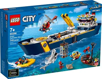 Buy LEGO City (60266) Ocean Exploration Ship (New & Sealed) Retired Set • 199.50£