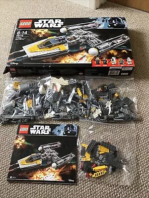 Buy Lego Star Wars Y-wing Starfighter 75172 NO MINIFIGS BOX INSTRUCTIONS COMPLETE • 52.99£