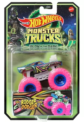 Buy Hot Wheels Monster Trucks Glow In The Dark Rodger Dodger 1:64 Scale Truck ✅ • 9.95£