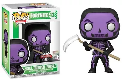 Buy Fortnite - Skull Trooper Purple Edition - Pop 10cm Figure • 21.35£