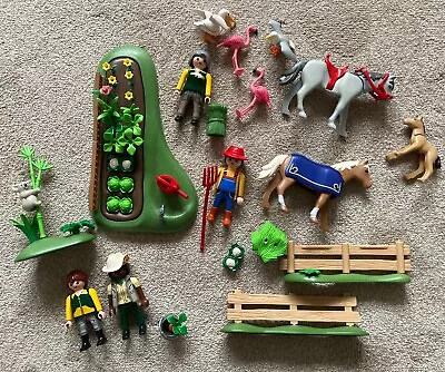 Buy Playmobil Bundle 1 - Animals|veg Patch|fence • 1.80£