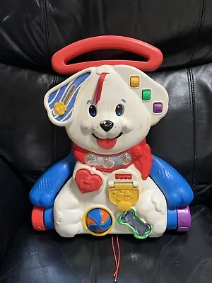 Buy Vintage 1999 Fisher Price 123 Sing Along Push Puppy Dog Activity Centre Working • 14£