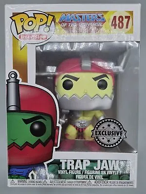 Buy Funko POP #487 Trap Jaw (Comic) Masters Of The Universe Vaulted - Inc Protector • 16.79£