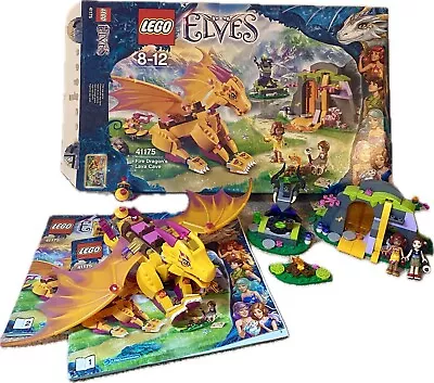 Buy Lego Elves Fire Dragon’s Lava Cave 41175. Complete With Box & Instructions • 40£