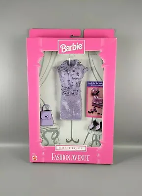 Buy Barbie - Fashion Avenue Clothes Pack Boutique Lavender Outfit - Mattel 1998 • 42.99£