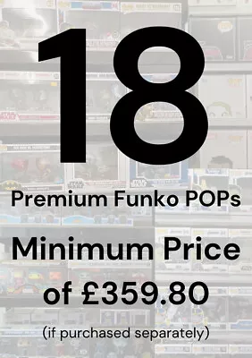 Buy Funko Pop Mystery Box  18 Premium POPs Inc Oversize Priced Over £239 On Our Site • 179.99£
