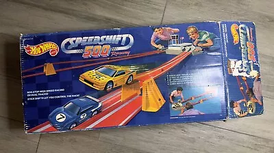Buy Vintage 1988 Mattel Hot Wheels Speed Shift 500 Raceway Track Parts And Box • 56.83£