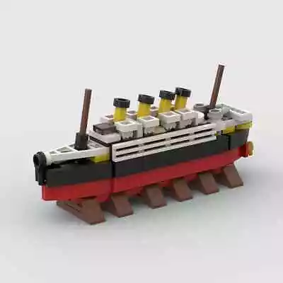 Buy 154 PCS MOC Titanic Cruise Boat Building Blocks Set Kids Educational Toys Brick • 0.30£