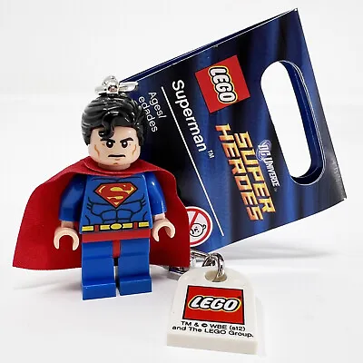 Buy LEGO Superman DC Super Heroes Keyring Keychain 853430 BNWT Retired Minifigure • 4.95£