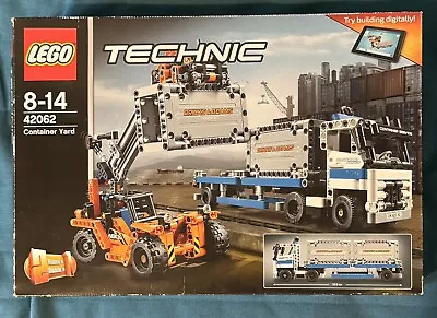 Buy LEGO TECHNIC: 2 In 1 Container Yard (42062) 631 Piece. Retired Set. RARE. • 60£