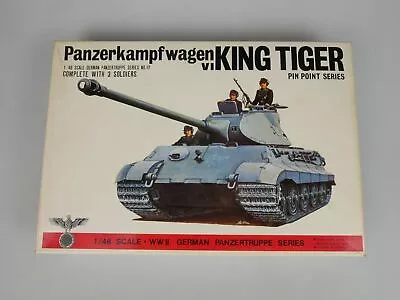 Buy Bandai Japan 1/48 Panzerkampfwagen VI King Tiger WWII Panzer 8241 Kit Box • 51.58£