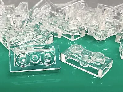 Buy LEGO Plate 1 X 2 3023, Clear Transparent From Ship In A Bottle Set 21313, 2018 • 3.49£