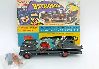 Buy Corgi Toys Batmobile 267 With Batman & Robin  With Hook. Gorgeous. Unboxed. 1/43 • 51£