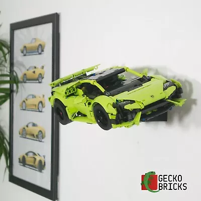 Buy Gecko Bricks Wall Mount For LEGO Technic Lamborghini Huracan 42161 • 14£