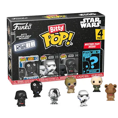 Buy Funko Bitty POP! Darth Vader Star Wars 4-pack Vinyl Figures New • 14.55£