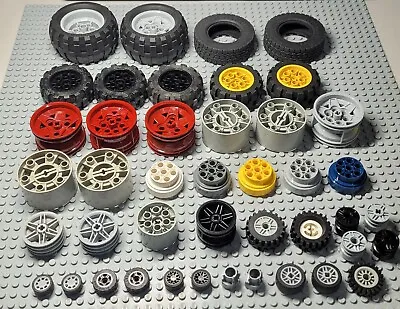 Buy Lego Wheels And Tyres 56092/11208/41896/60208 Various Colours/sizes - FREE P&P • 4.19£