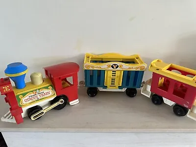 Buy Vintage Fisher Price Toys Circus Train Only NO Animals 1973 • 10£