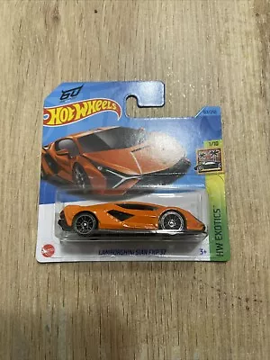 Buy New HOT WHEELS 2023 Orange Lamborghini Sian Fkp37 - Hw Exotics • 3.99£