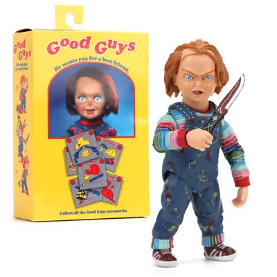 Buy Hot NECA Chucky Good Guy Doll Child's Play Ultimate 4  Action Figure Doll Toy • 35.99£