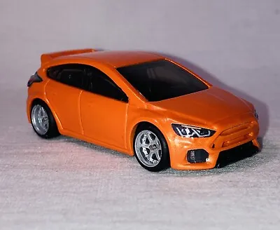 Buy Hot Wheels Rs Ford Focus Custom Orange 1:64 Real Riders Lights Detailed See Pics • 15.50£