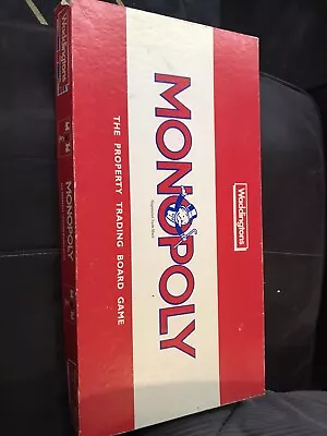 Buy Waddingtons Monopoly 1961 Edition Vintage Board Game • 0.99£