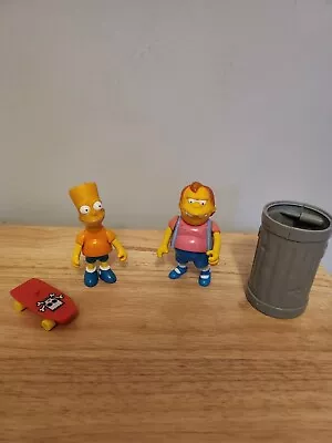 Buy The Simpsons Mattel Action Figure Bart & Nelson (1990) • 15£