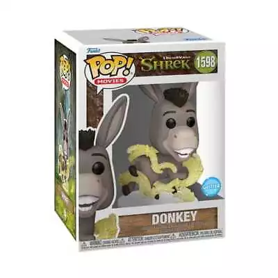 Buy PREORDER #1598 Donkey (Glitter) - Shrek Funko POP Genuine Brand New In Protector • 24.99£