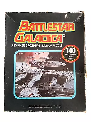 Buy Parker Brothers Vintage 140 Pcs Jigsaw Puzzle Battlestar Galactica 1978 • 6.95£