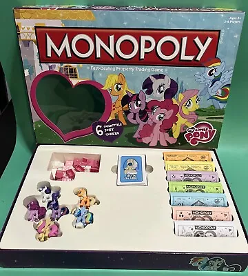 Buy My Little Pony Monopoly Board Game Hasbro Complete With 6 Collectible Tokens • 38.05£
