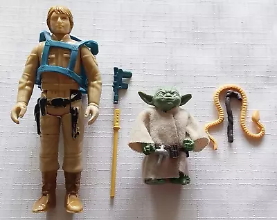 Buy Vintage Star Wars Figure Yoda 1980 H.K & Luke Skywalker Bespin 1980 H.K • 52.99£