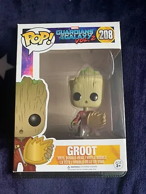 Buy Guardians Of The Galaxy 2 Groot Variant 208 FUNKO POP • 14.99£