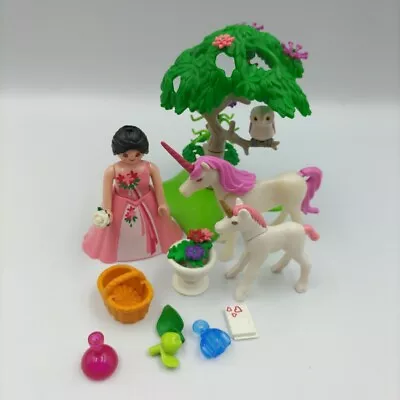 Buy Playmobil Princess Lot With Unicorns Owl Tree Etc • 12.95£