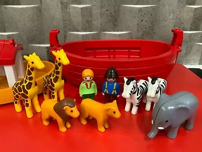 Buy Playmobil 123 Noahs Ark Set, Animals & People • 8.99£