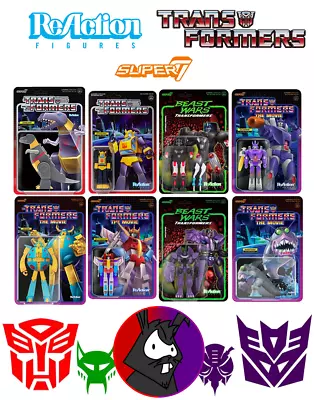Buy Transformers Beast Wars ReAction Figure Assortment - Pick And Choose - Super7 • 32.50£