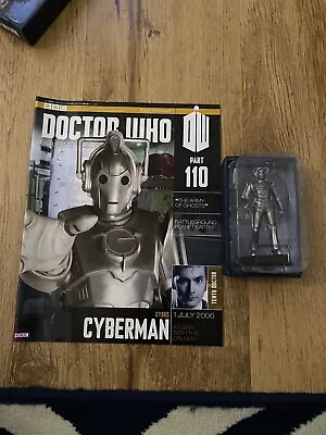 Buy Bbc Dr Doctor Who Eaglemoss Figurine Collection 110 Cybus Cyberman Figure & Mag • 11.99£