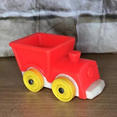 Buy Vintage Fisher Price Train Engine 1970's Red & Yellow VGC • 8.50£