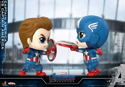 Buy Hot Toys Cosbaby Marvel Avengers Endgame Double Figure Pack Captain America • 29.99£