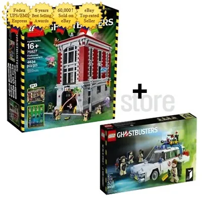 Buy LEGO 75827 Ghostbusters Firehouse +21108 Ghostbusters Ecto Factory Sealed • 736.31£