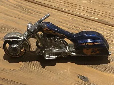 Buy Hot Wheels Treasure Hunt Bad Bagger 2016  #133 Blue 1:64 Diecast Motorcycle VGC • 8£