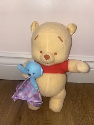 Buy Fisher Price Disney Rattle Winnie The Pooh With Blanket • 5.95£