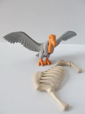 Buy Playmobil Zoo/African Wildlife/western Extra: Vulture & Bones NEW • 7.99£