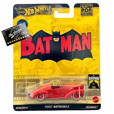 Buy HOT WHEELS PREMIUM First Batmobile Batman Pop Culture 1:64 COMBINE POST #OC • 9.99£