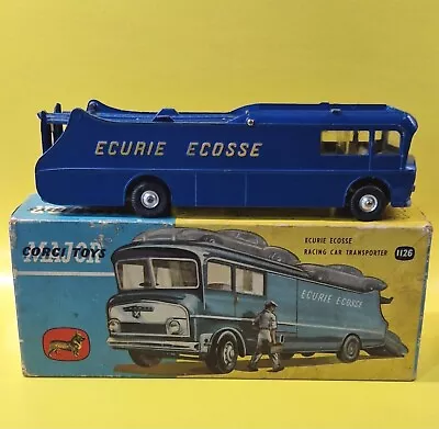 Buy Vintage Boxed Corgi Major Toys Ecurie Ecosse Racing Car Transporter 1126 • 250£