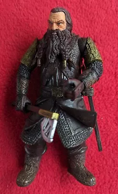 Buy Lord Of The Rings Gimli Action Figure Toy 2002 Marvel Entertainment LotR Dwarf • 3£