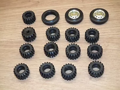 Buy Lego Various Tyre & Wheels X 16 All Look In Good Condition • 4.99£