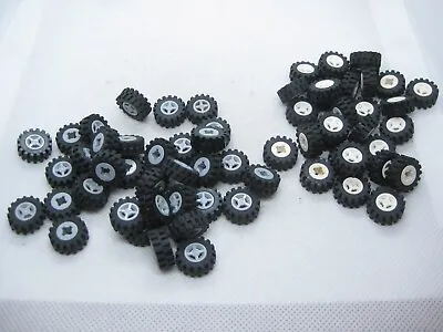 Buy LEGO 4624C02 Wheel 8mm D. X 6mm With Black Tire 15mm D.x 6mm Offset Tread Small • 2.75£