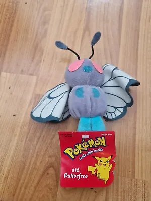 Buy Orignal Genuine Pokemon Butterfree Hasbro Soft Plush Toy Nintendo With Tags • 24.99£