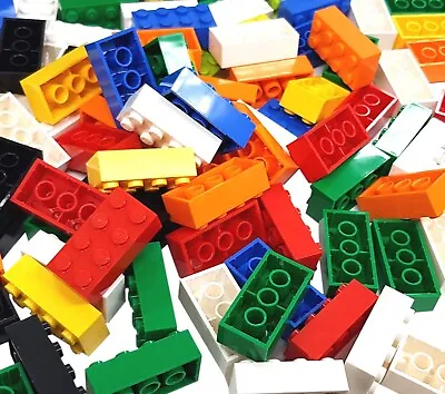 Buy LEGO BRICKS 2x4 VARIOUS MIXED COLOURS 100 NEW BUNDLE JOBLOT • 19.99£