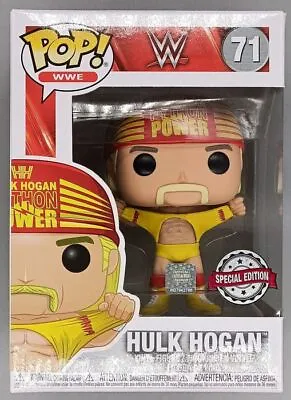 Buy Funko POP #71 Hulk Hogan (Hulkamania) - WWE - Damaged Box With Protector • 21.99£